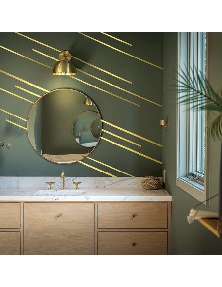 ⭐ Kit x6 Cinta adhesiva metalizada decorativa 12mm x 5mts