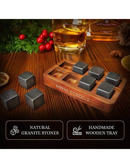 ⭐ Setx8 Cubos Hielo Roca Térmica Enfriar Whiskey Ice Stones ⭐ Setx8 Cubos Hielo Roca Térmica Enfriar Whiskey Ice Stones