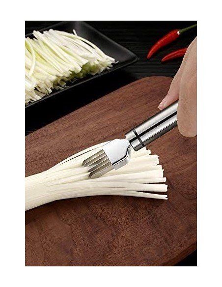 ⭐ Cortador Metálico de Cebolla tirillas perfectas en un solo corte