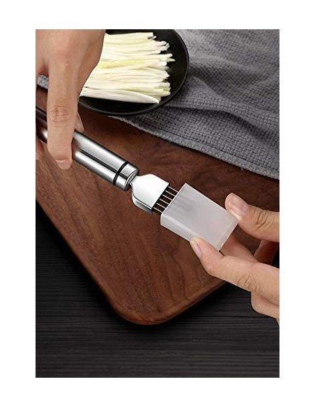 ⭐ Cortador Metálico de Cebolla tirillas perfectas en un solo corte