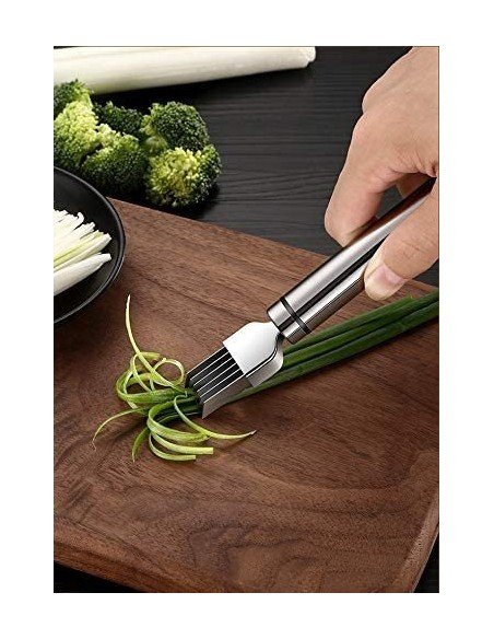 ⭐ Cortador Metálico de Cebolla tirillas perfectas en un solo corte