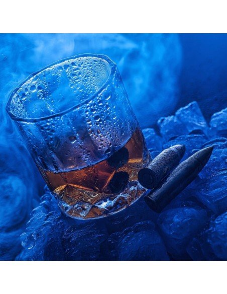 ⭐ Setx6 Balas Hielo enfriar Whiskey Ice Rocks en Acero Inoxidable ⭐ Setx6 Balas Hielo enfriar Whiskey Ice Rocks en Acero Inoxidable
