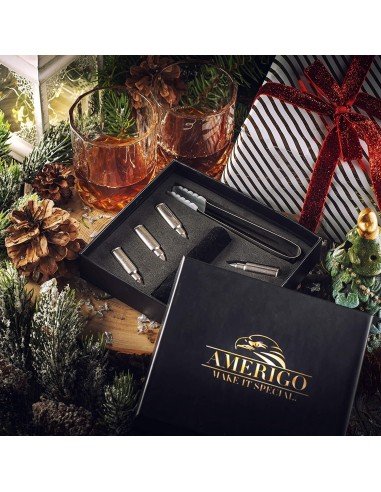 ⭐ Setx6 Balas Hielo enfriar Whiskey Ice Rocks en Acero Inoxidable