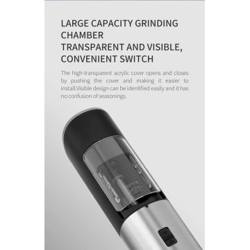⭐ Pimentero Molino Eléctrico Acero Inoxidable Salero Molinillo Ajustable