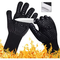 Guantes Cocina Barbacoa Parrilla Anti Quemadas Horno 800°C