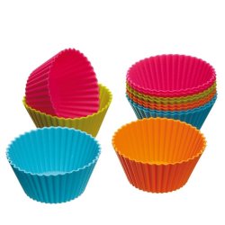 Set x 6 Moldes de silicona para cupcakes Muffin Magdalenas
