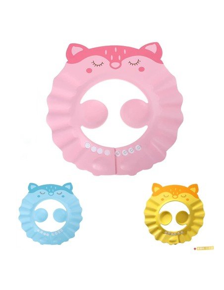 ✨ Gorro Visera de Ducha Cat diseño Gato Baño Bebé Niño