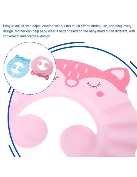 ✨ Gorro Visera de Ducha Cat diseño Gato Baño Bebé Niño ✨ Gorro Visera de Ducha Cat diseño Gato Baño Bebé Niño