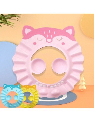✨ Gorro Visera de Ducha Cat diseño Gato Baño Bebé Niño