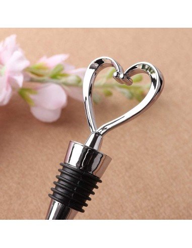 ⭐ Setx2 Tapa Corazón Bar Botella Licor Hermética Reutilizable Bartender