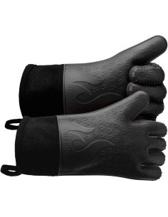 ⭐ Guantes BBQ Hornear Silicona Termo Resistente Calor 2