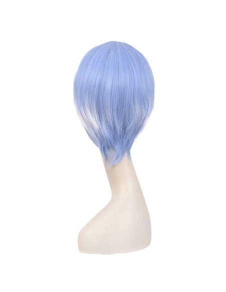 ⭐ Peluca Miku 120cm con Colitas Blanco Azul ⭐ Peluca Miku 120cm con Colitas Blanco Azul