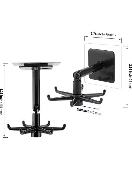 ⭐ Organizador Soporte a pared giratorio cocina baño Multiusos