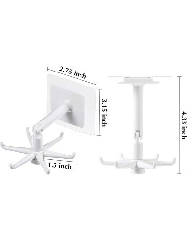 ⭐ Organizador Soporte a pared giratorio cocina baño Multiusos