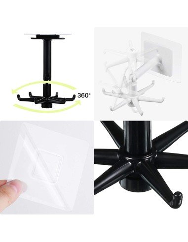 ⭐ Organizador Soporte a pared giratorio cocina baño Multiusos