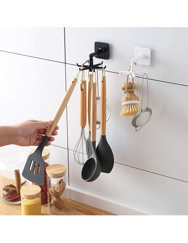 ⭐ Organizador Soporte a pared giratorio cocina baño Multiusos