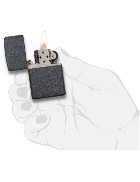 ⭐ Encendedor Zippo Colors Iron Stone - Gris Roca. Zippo 211
