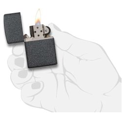 ⭐ Encendedor Zippo Colors Iron Stone - Gris Roca. Zippo 211