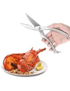 ⭐ Tijera Profesional de Corte Huesos Costillas Marinos Acero Inoxidable 2