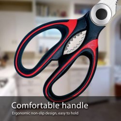 ⭐ Tijeras Cuchillo Cocina Acero Inoxidable Corta Huesos Verduras