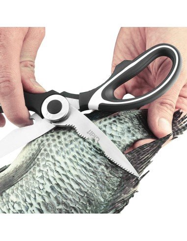 ⭐ Tijeras Cuchillo Cocina Acero Inoxidable Corta Huesos Verduras