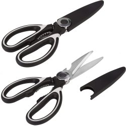 ⭐ Tijeras Cuchillo Cocina Acero Inoxidable Corta Huesos Verduras