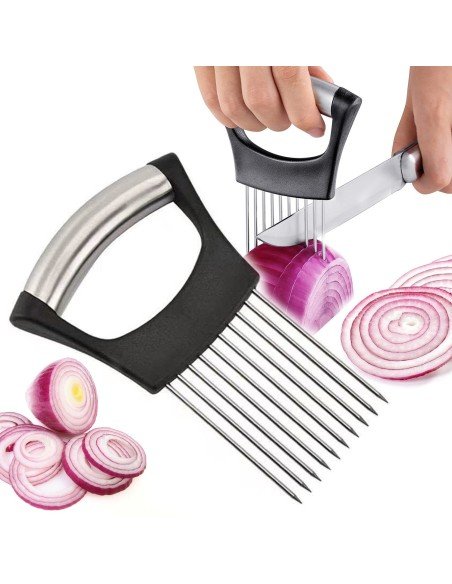 ⭐ Sujetador Trincho Para Rebanar Cebolla Holder Slicer