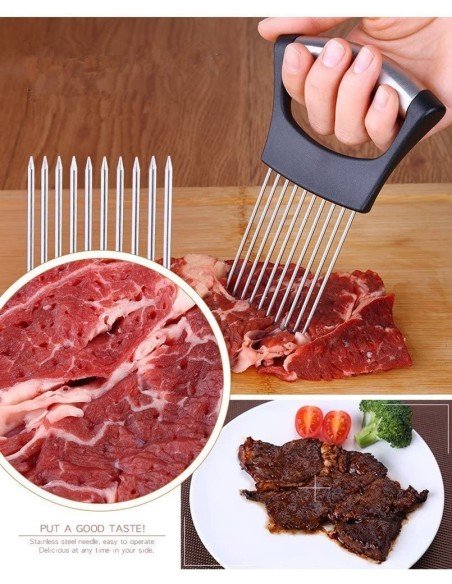 ⭐ Sujetador Trincho Para Rebanar Cebolla Holder Slicer ⭐ Sujetador Trincho Para Rebanar Cebolla Holder Slicer