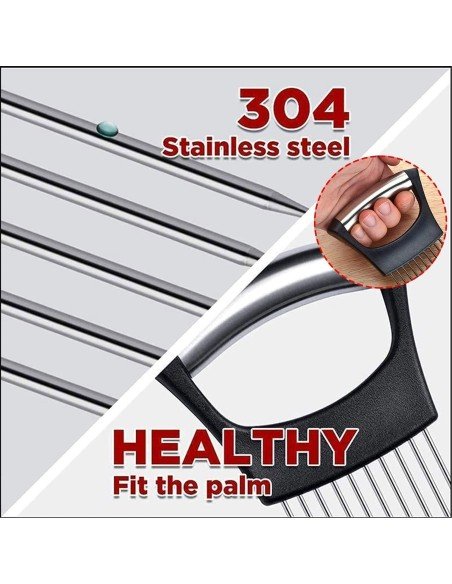 ⭐ Sujetador Trincho Para Rebanar Cebolla Holder Slicer ⭐ Sujetador Trincho Para Rebanar Cebolla Holder Slicer