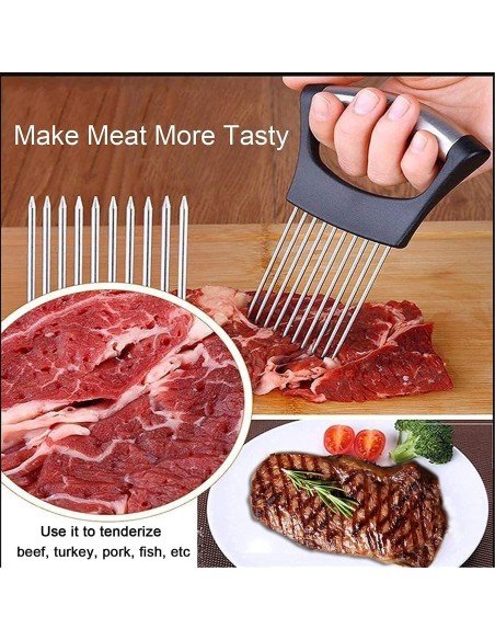 ⭐ Sujetador Trincho Para Rebanar Cebolla Holder Slicer ⭐ Sujetador Trincho Para Rebanar Cebolla Holder Slicer