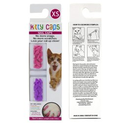 Set x100 Protectores de Uñas Mascota Nails Caps en colores