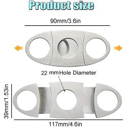 Cortapuros en Acero Tabacos despicadora puros habanos
