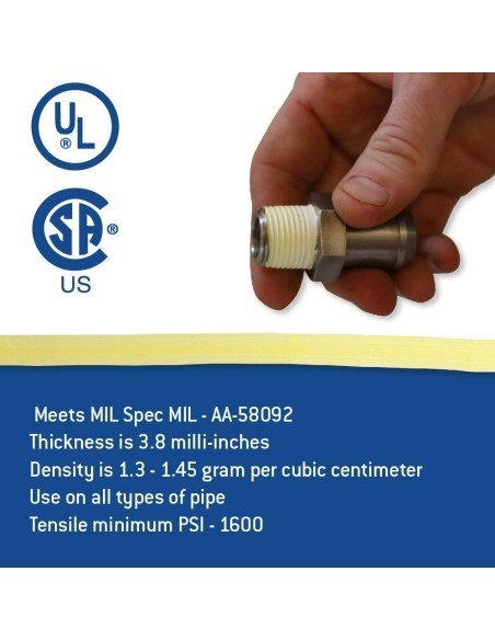 ⭐ kit x10 Teflón para tuberías de gas