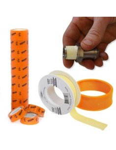 ⭐ kit x10 Teflón para tuberías de gas