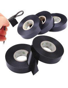 ⭐ Kit x12 Cinta Aislante PVC de Cloruro de Vinilo 19mm x 10mts 2