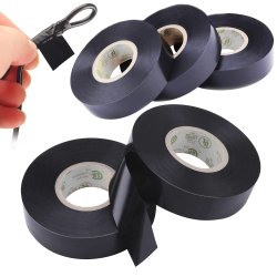 ⭐ Kit x12 Cinta Aislante PVC de Cloruro de Vinilo 19mm x 10mts