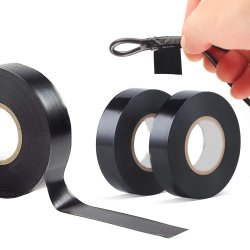 ⭐ Kit x12 Cinta Aislante PVC de Cloruro de Vinilo 19mm x 10mts