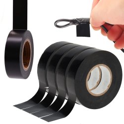 ⭐ Kit x12 Cinta Aislante PVC de Cloruro de Vinilo 19mm x 10mts