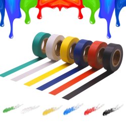 ⭐ Kitx5 Cinta Aislante PVC de Cloruro de Vinilo 19mm x 10mts