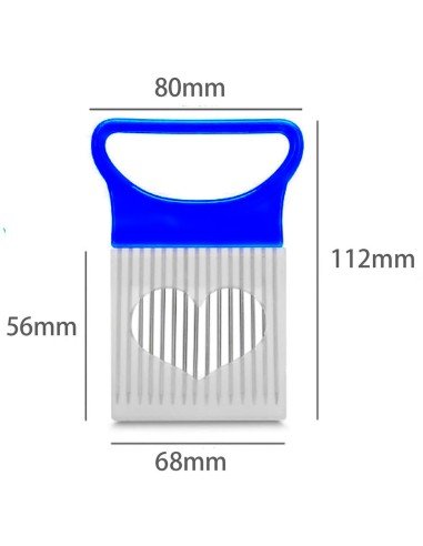 ⭐ Cortador Papas Onduladas + Trincho Tenedor Cebolla Vegetales