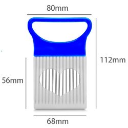 ⭐ Cortador Papas Onduladas + Trincho Tenedor Cebolla Vegetales