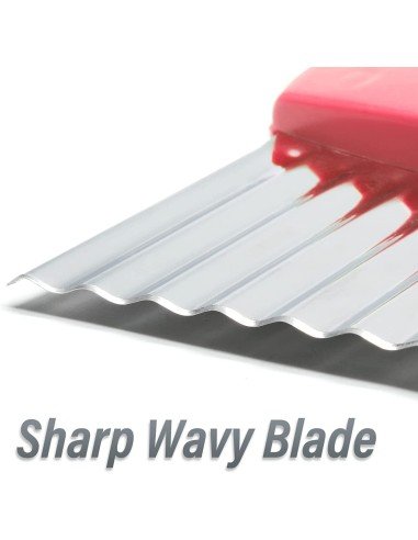 ⭐ Cortador Papas Onduladas + Trincho Tenedor Cebolla Vegetales