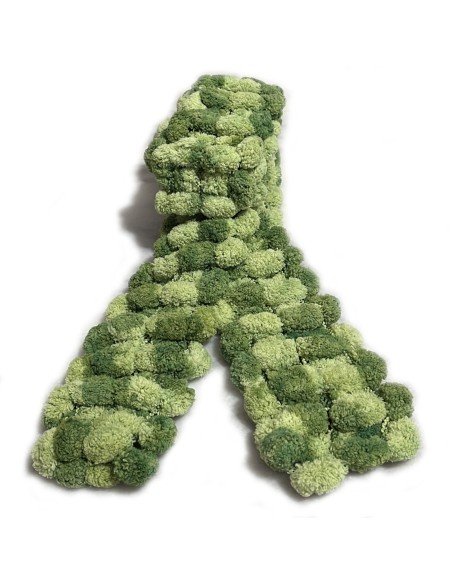 Bufanda Pashmina Pompón tejida a mano cuello Lana abrigo Bufanda Pashmina Pompón tejida a mano cuello Lana abrigo