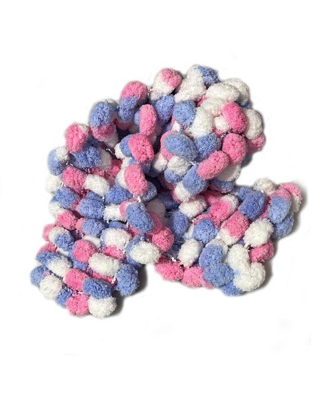 Bufanda Pashmina Pompón tejida a mano cuello Lana abrigo Bufanda Pashmina Pompón tejida a mano cuello Lana abrigo