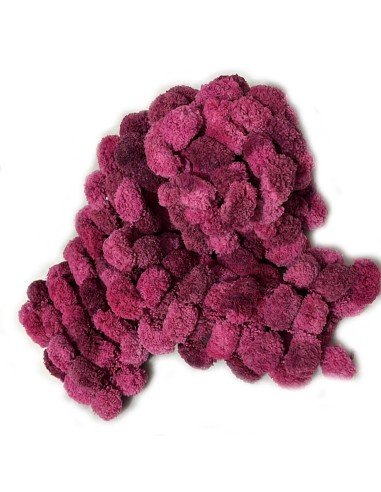 Bufanda Pashmina Pompón tejida a mano cuello Lana abrigo