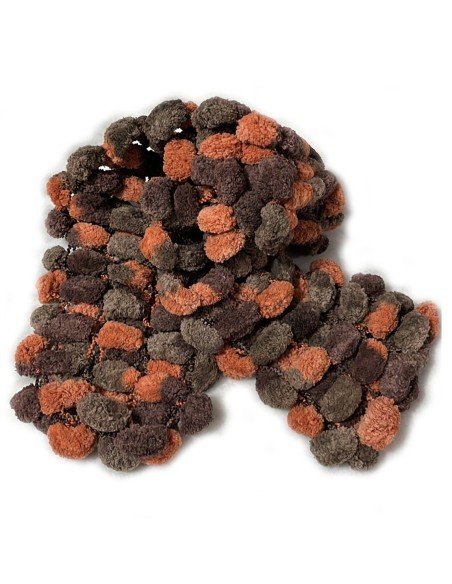 Bufanda Pashmina Pompón tejida a mano cuello Lana abrigo