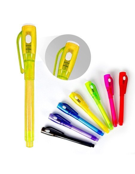 ⭐ Lapicero mágico, esfero con tinta invisible se revela con la luz UV ⭐ Lapicero mágico, esfero con tinta invisible se revela con la luz UV
