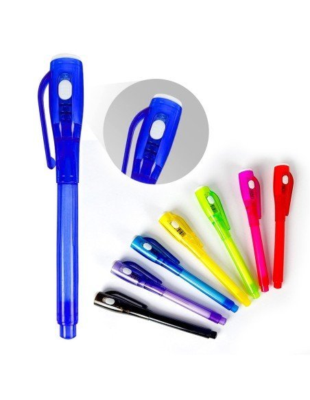 ⭐ Lapicero mágico, esfero con tinta invisible se revela con la luz UV ⭐ Lapicero mágico, esfero con tinta invisible se revela con la luz UV