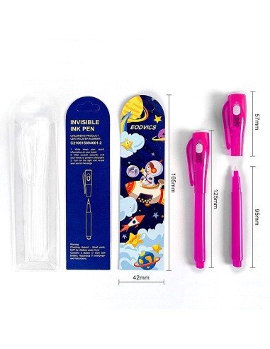 ⭐ Lapicero mágico, esfero con tinta invisible se revela con la luz UV