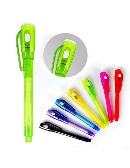 ⭐ Lapicero mágico, esfero con tinta invisible se revela con la luz UV